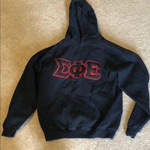Gently used sigma phi epsilon stitched sweatshirt